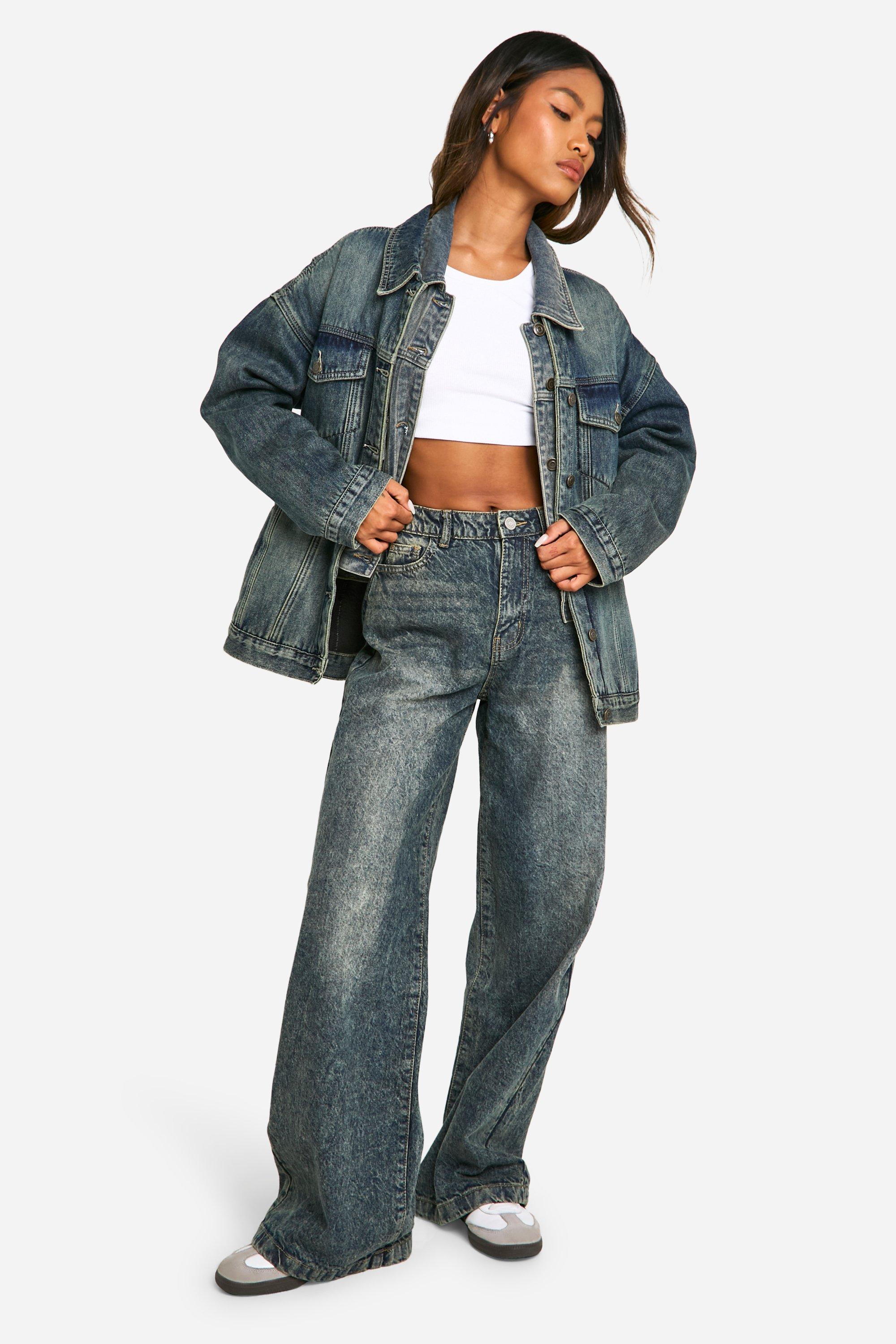 Jean taille haute femme vintage shop